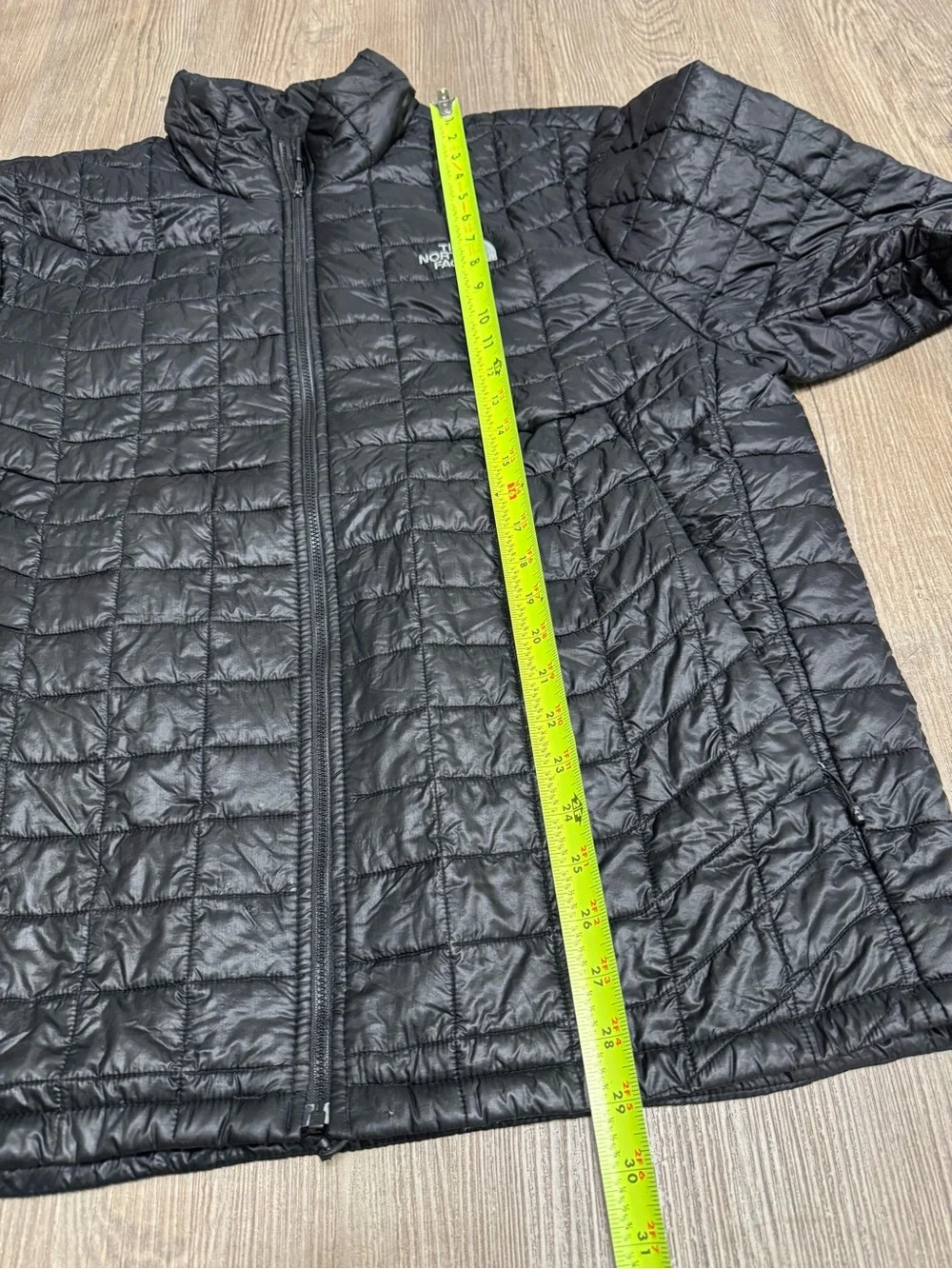 North Face Thermoball Puffer Jacket XL Black Quilted Full Zip Preppy Outdoor Men